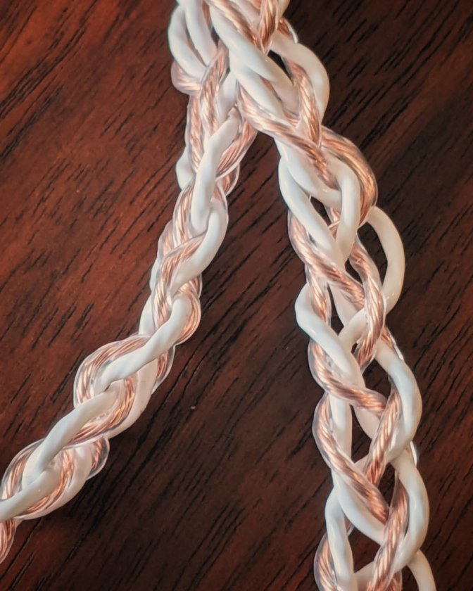 Braided cable for interconnects
