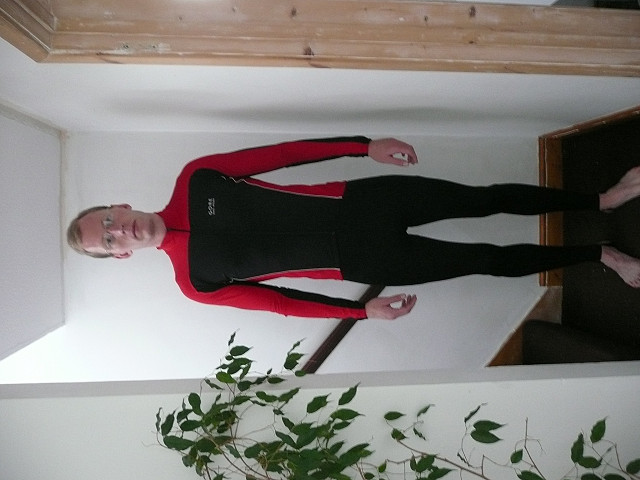 Me in noddy gear ready for bike ride