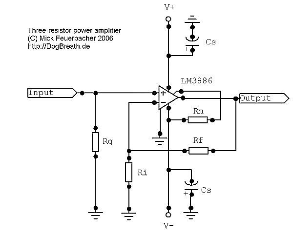 Three Res Amp