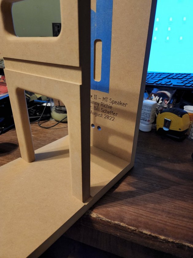 Another view of the center brace with a little more detail.