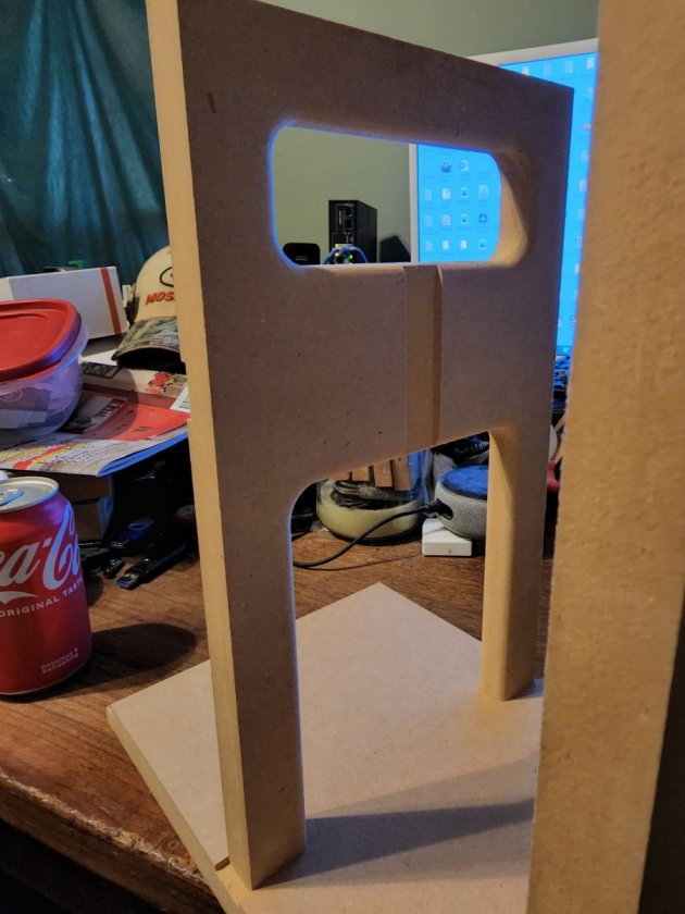 Back side of the center brace.