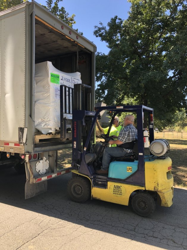 Michael and the forklift 1