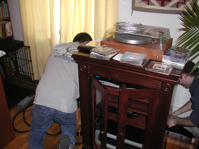 One of the numerous equipment changes.