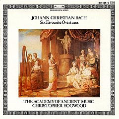 JC Bach 6 Favorite Overtures