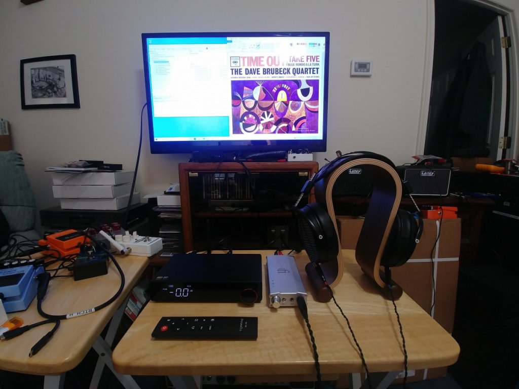 Topping E 70Velvet DAC-setup