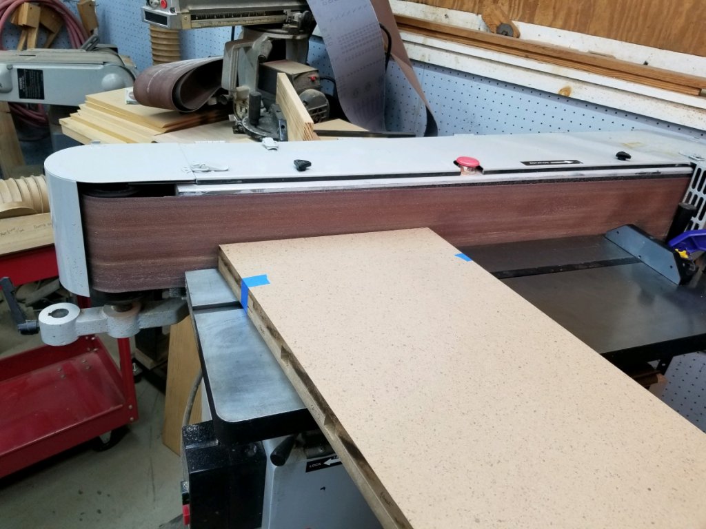 Sanding the edges 2