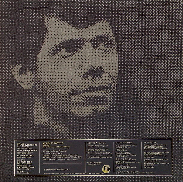 CHICK COREA/ Light As A Feather (rear)