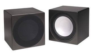 NHT W2 12" aluminum subwoofer, 14" cube