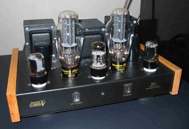 Left & Right Channels driven by AES SE-1 Signature 300B amp