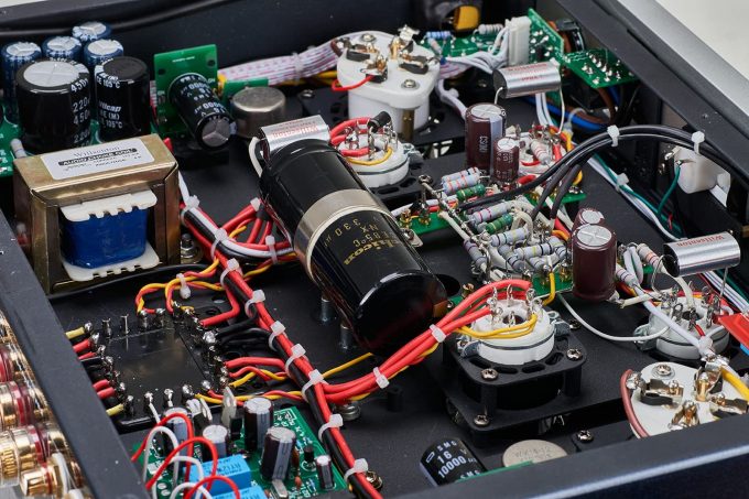 Point to point wiring, which I prefer over a Eletkit 300b kit, that is similar in price, and still have to build, but doesn't have no where near the beautiful appearance of this amp!