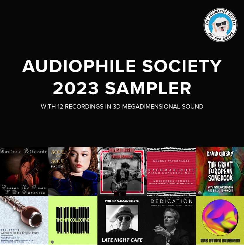 David Chesky's The Audiophile Society 2023 Music Sampler