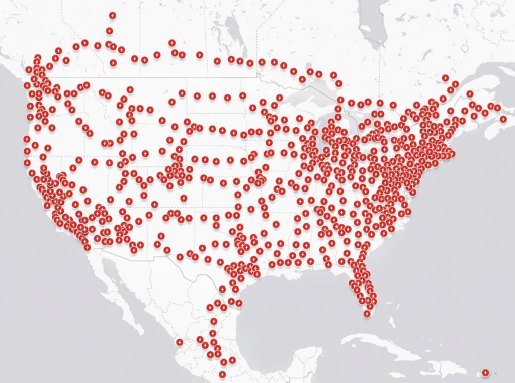 Tesla-Superchargers