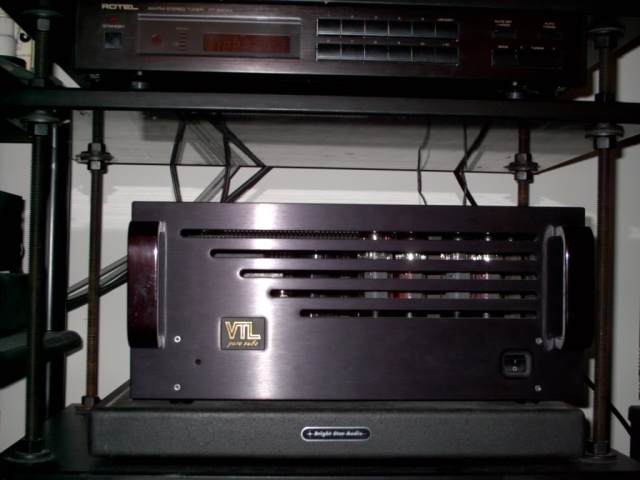 Rotel RT940AX tuner & VTL MB125 on Bright Star Big Rock 4