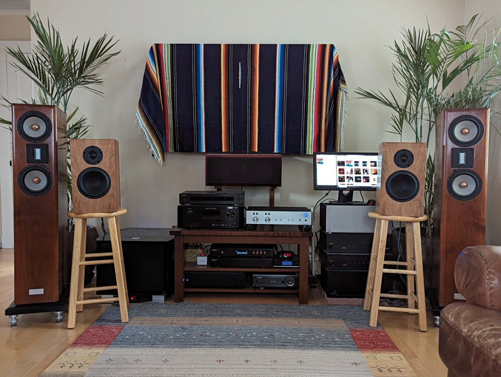 Salk HT2-TL and Fritz Carbon 7 speakers