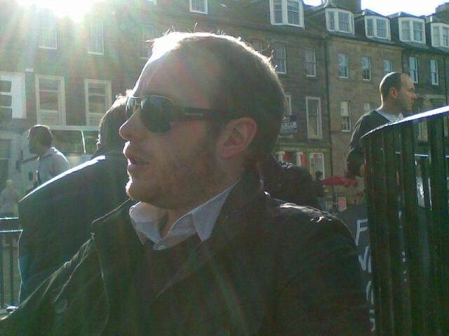 Me outside my favourite coffee shop in Edinburgh - just in case you wondered what i look like!