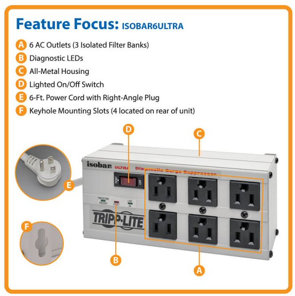 Tripp Lite Isobar Ultra 6