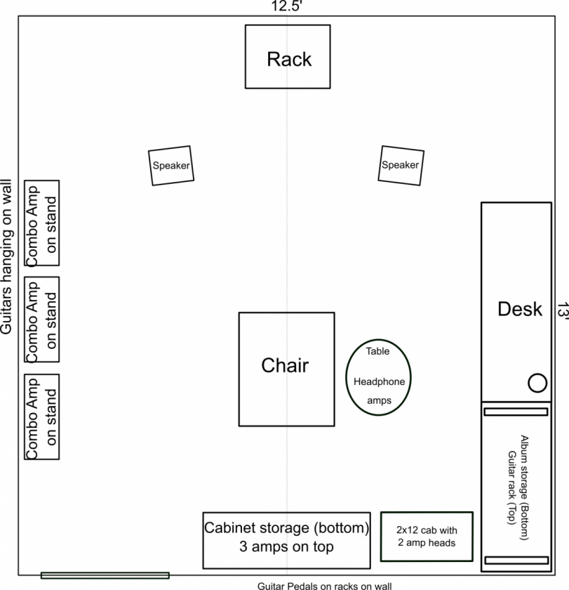 Basic Music Room Sketch