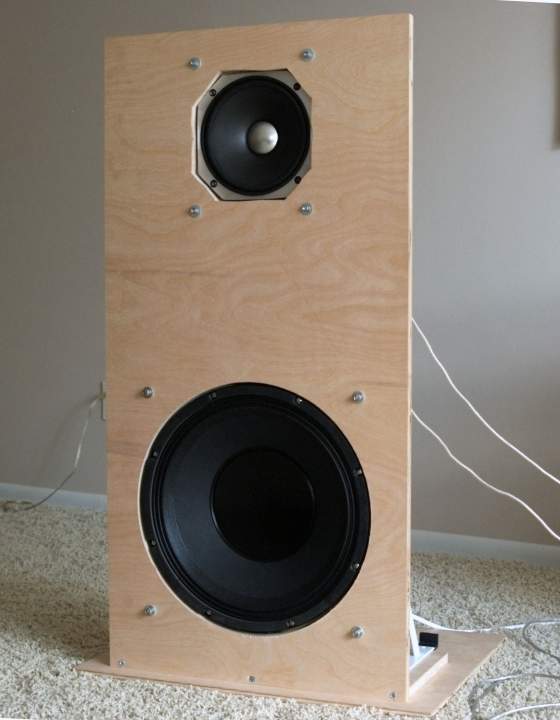 First open baffle speaker project. Fostex F200A full range & Hawthorne Audio Augie 15