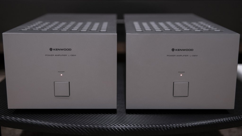 Kenwood L-06m Monoblock Amplifiers (Faceplates)