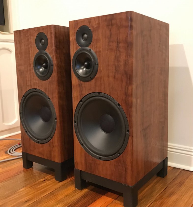 Brutes with figured walnut veneer