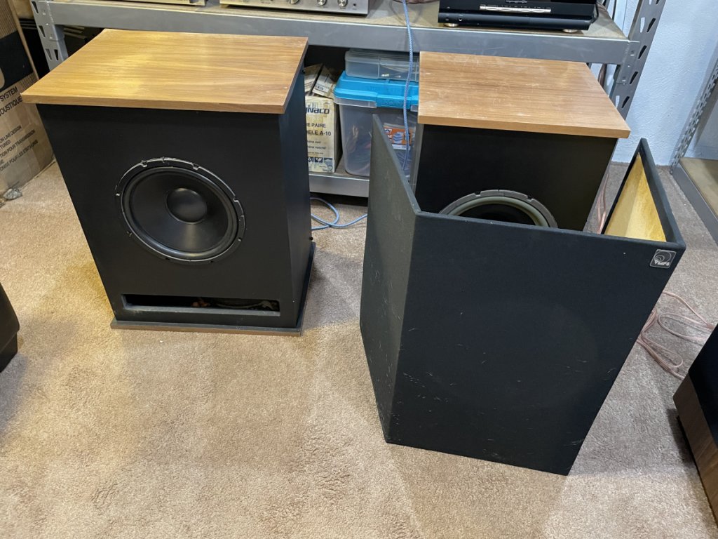 Two VMPS subwoofers.