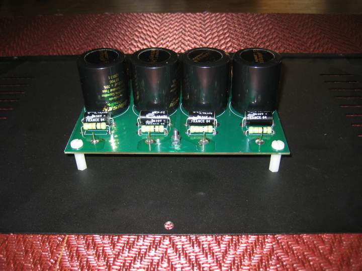Smoothing caps and bleeder resistors