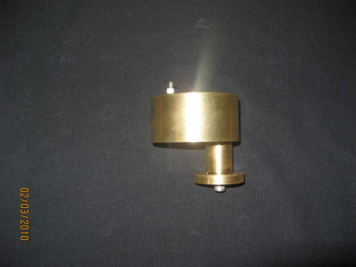 custom made solid brass tonearm support by dgarretson