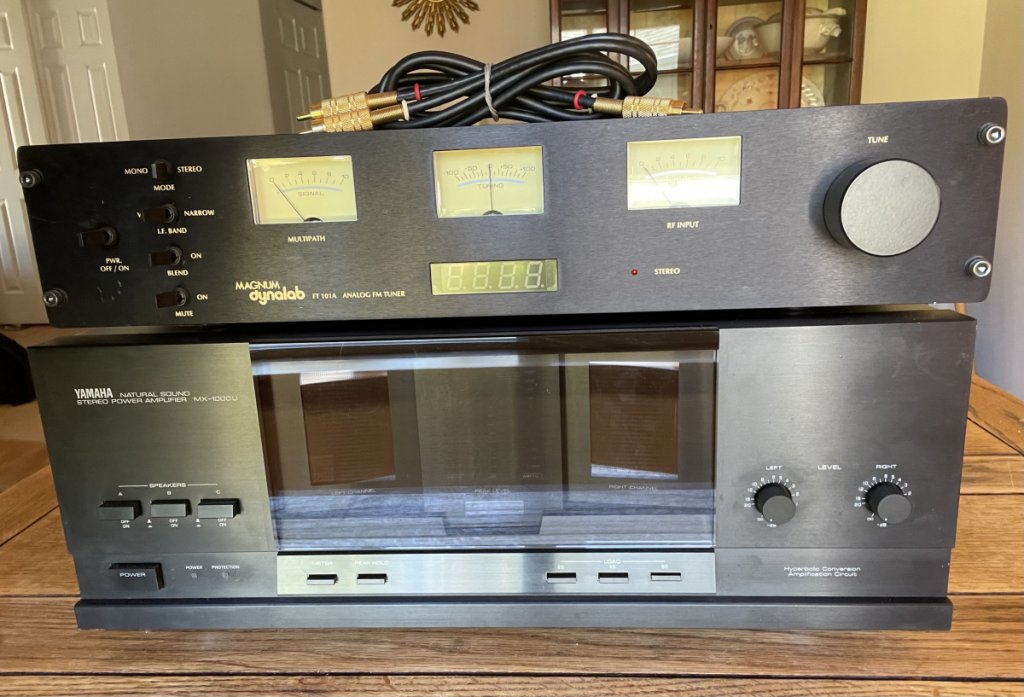 yamaha mx-1000u and my tuner