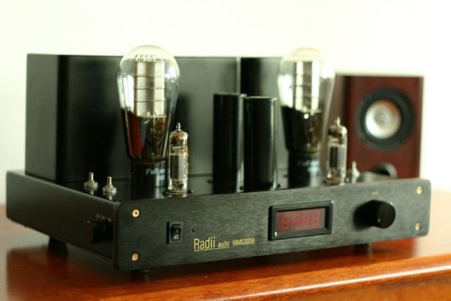 Side view. Note bias selector switch on left side. Bias of selected channel is displayed on digital display on front panel of amp. Can be switched off.