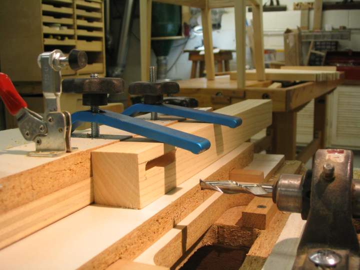 Cutting mortises is sooooo much easier with a machine than by hand.
