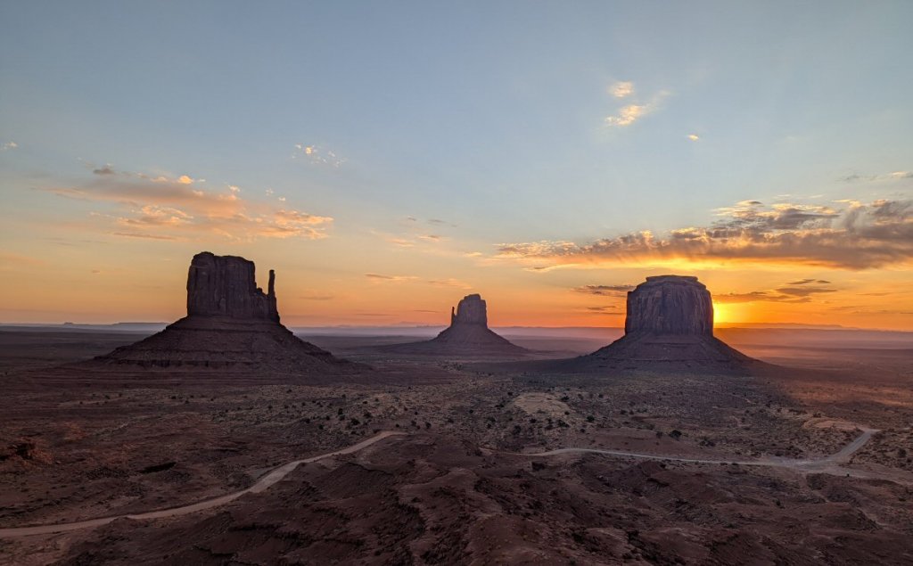Monument Valley at sunrise