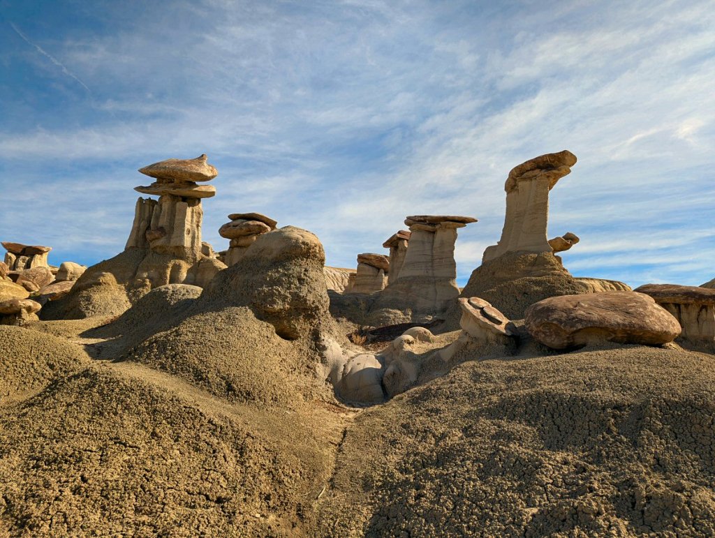 Badlands hoodoos
