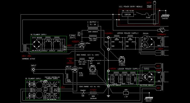 EIMAC PLAN B with DC filament