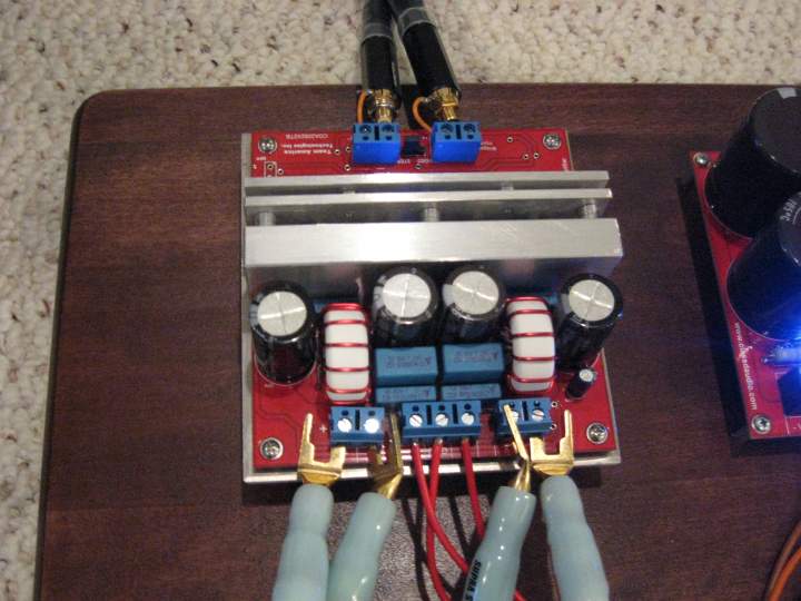 The 250's supercharged heat sinks. Pretty funky connections huh?