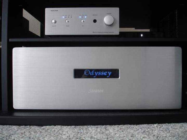 Odyssey Stratos Extreme SE monoblock and Music Hall DAC 25.2