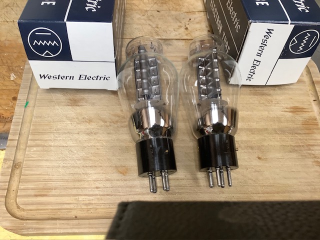 Western-Electric-300B-pair-back-side---used