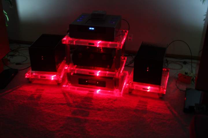 Custom Isolation Rack in Red