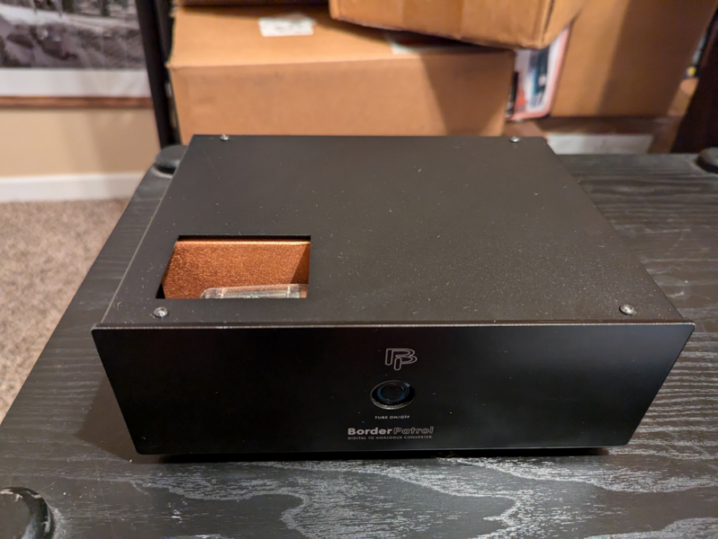 Top view, copper chassis