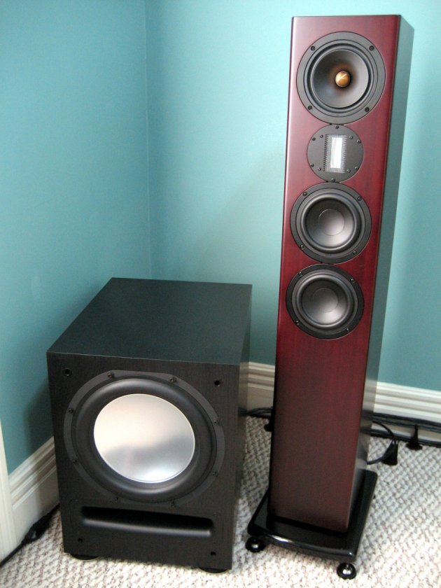 Ascend Acoustic Sierra V2 3-way RAAL Towers and Axiom 12