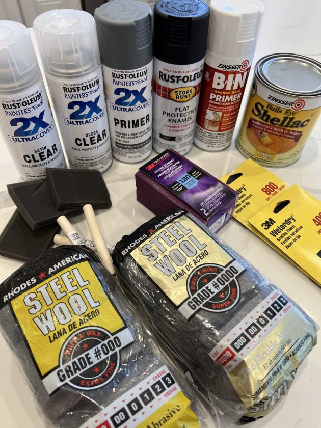 Experimenting with finishes and sealers