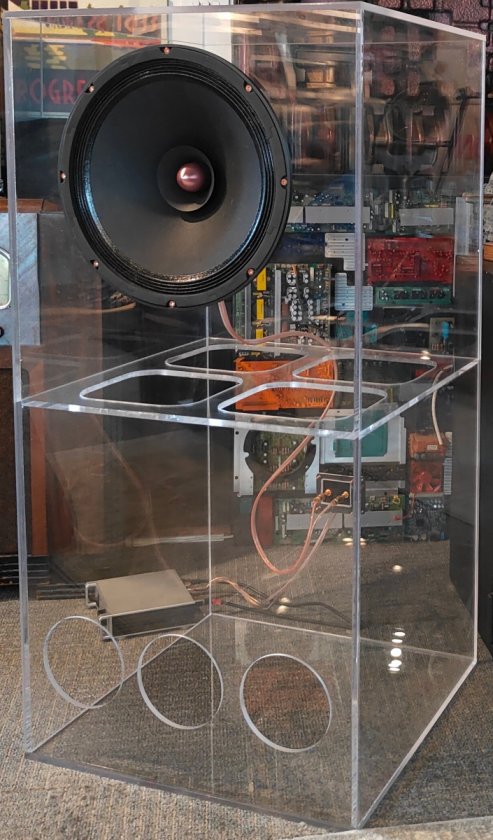 Audio Nirvana Super 15 full range speaker in 13.6 cu ft cabinet