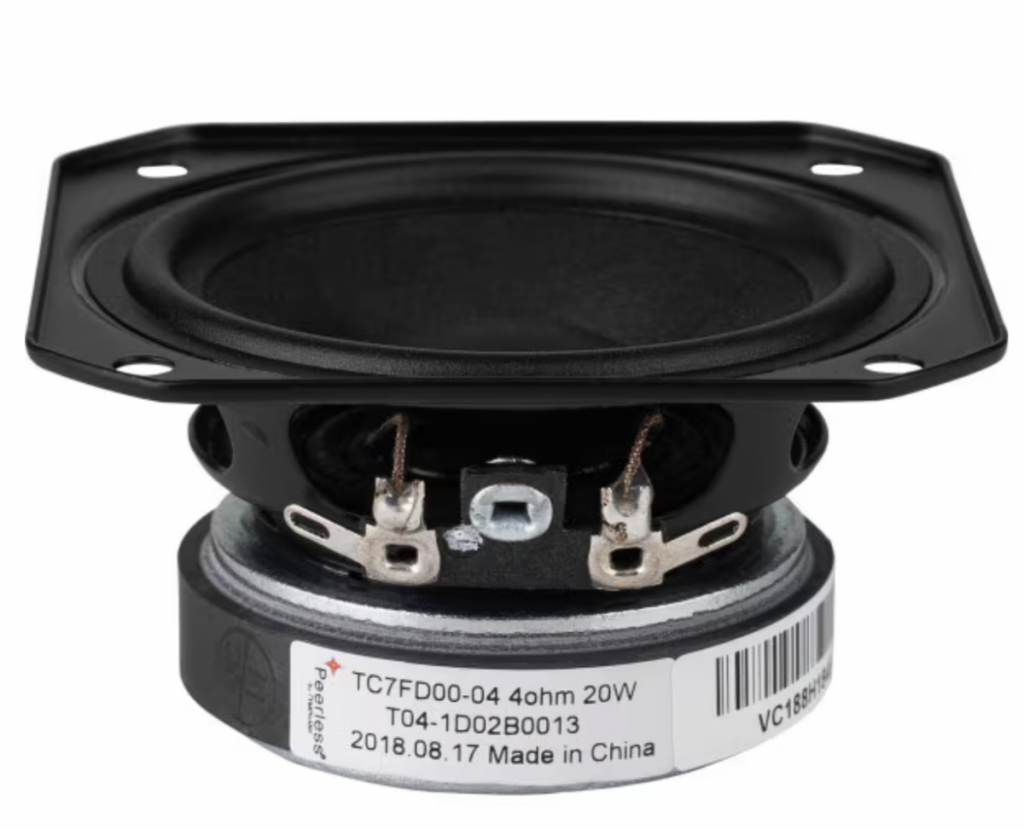 Peerless by Tymphany TC 7FD 00-04 2-1/2" Full Range Paper Cone Woofer 4 Ohm