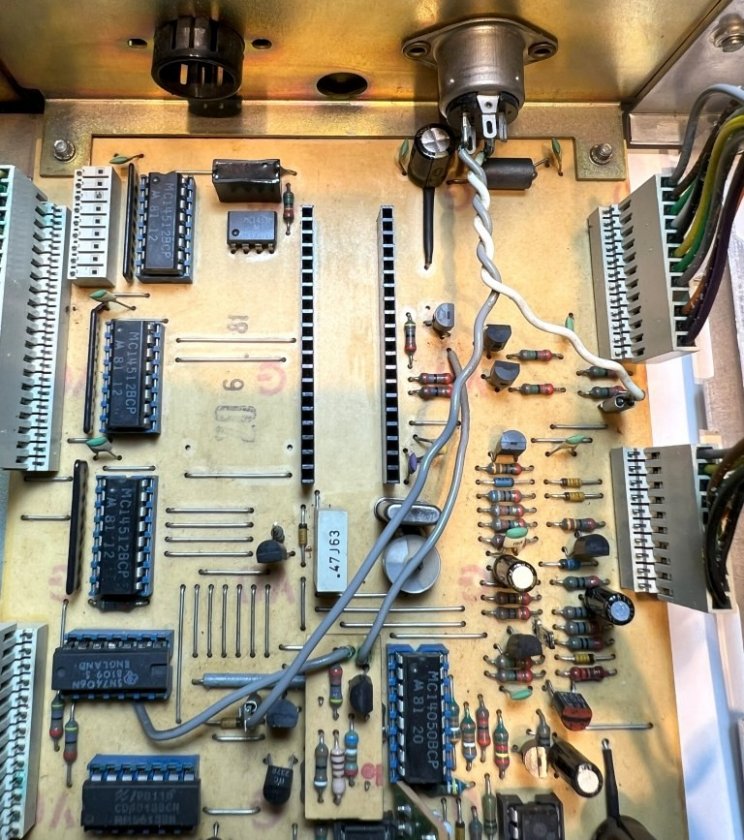 Figure-5 20-pin strips installed