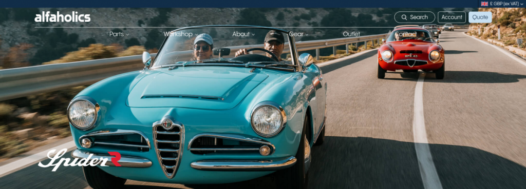 Alfaholics Giuila Spider R 101