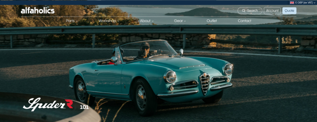 Alfaholics Giuila Spider R 101