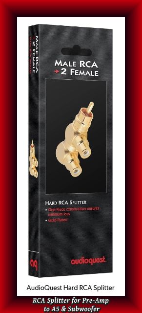 Audio Quest-RCA-Splitter