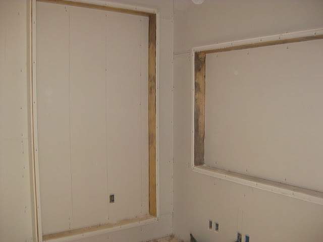 Drywall yet to be float and tapped