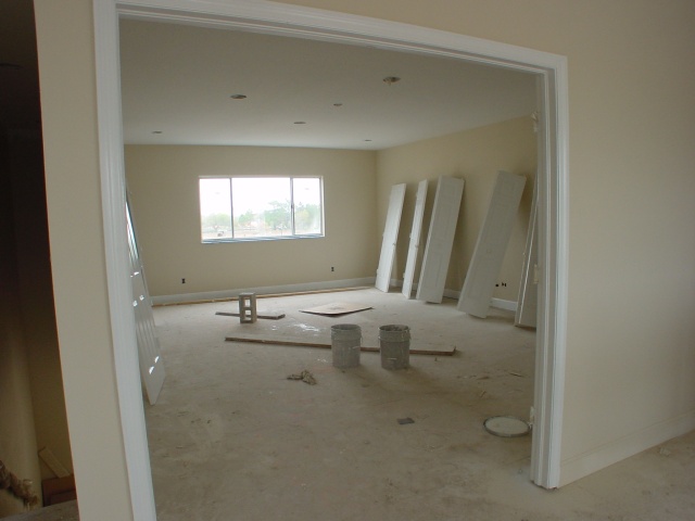 Hey look, drywall and stuff. Future listening room is getting closer to reality. March 28th it's mine.
