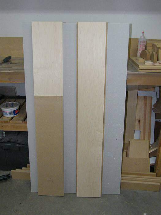 veneered baffles