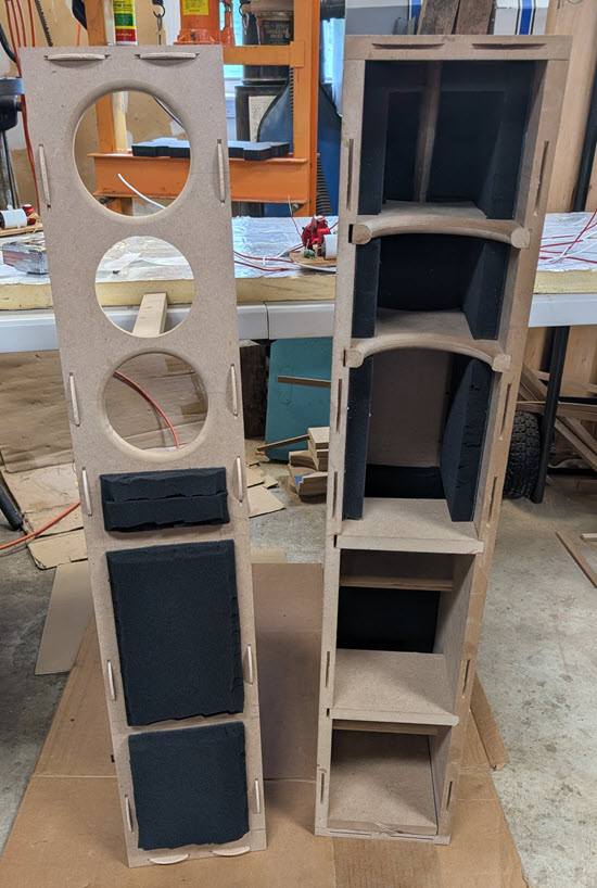 Figure 16: Front Panel Ready to Glue to Rest of Cabinet.